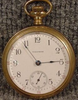 Vintage American Waltham Watch Co. Model 1883 16 Size Gold Case