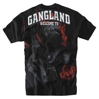 SHIRT PIT BULL WELCOME TO GANGLAND. IDEAL FOR GYM,TRAINING,M​MA 