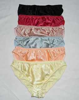 Pairs Pure Silk Womens Bikini Panties Size XXL (35 38)