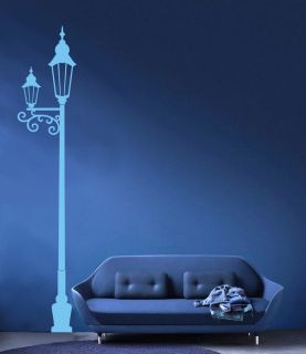 LAMP POST WALL ART STICKER VINYL DECAL GRAPHIC ROOM 7ft HIGH DESIGN 