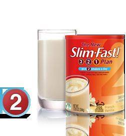 Slim Fast 3 2 1 Powder French Vanilla, 12.83 oz. can