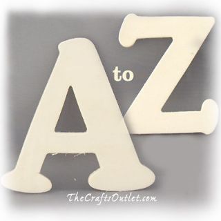   Alphabet set 1/4 thick 4 Long about 3 1/4 wide Letter “A Z