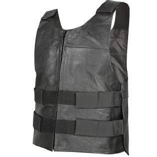   Xelement Mens Bulletproof Style Tactical Street Cowhide Leather Vest