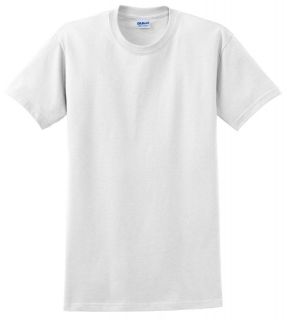 Gilden Tee Shirt White Unisex Cotton T Shirt Blank Wholesale Tee Shirt