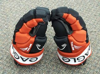 Eagle Talon 50 Hockey Gloves   Black/Red 13 or 14   NEW
