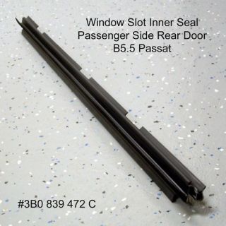 VW B5 .5 Passat Door Window Slot Seal PRI 3B0839472C (Fits Passat)