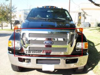 Billet Grille Insert 04   08 Ford F 650 F 750 Front Grill Upper 