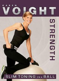 Karen Voight   Strength Slim Toning on a Ball DVD, 2008