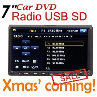 Anti shock 7 Touch Screen DVD/CD/ Car Player RDS Radio USB/SD Port 