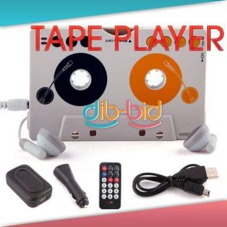 Car  Player Tape Cassette Adapter for SD/MMC Reader