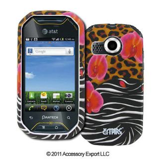 for Pantech Crossover Safari Hard Case Snap On Protective Cover
