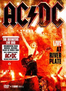 AC DC Live at River Plate DVD, 2011, With Large T shirt