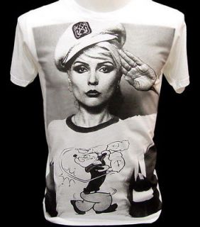 BLONDIE PoPEye Sailor 80s Indie VTG Punk Rock T Shirt L