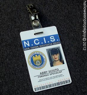 NCIS Forensic Specialist Abby Sciuto PVC ID Card Badge