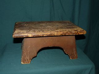 Vintage Hand Made Wooden Milk or Small Step Stool