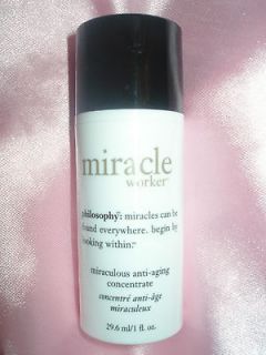 Philosophy Miracle worker anti aging CONCENTRATE 1 oz Free ship New