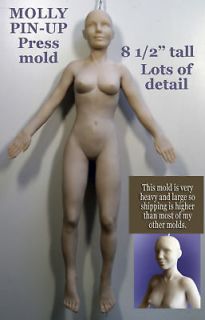 Only 5 on sale $59.95   8 1/2 MOLLY doll press mold by Patricia Rose