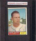 1961 Topps 158 PETE DALEY Card SIGNED PSA DNA Senators Baseball 