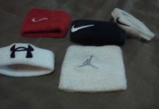 Nike Under Armour Jordan Wristband Lot