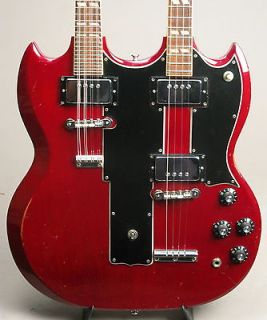 Super Rare 1967 Gibson EMS 1235 Tenor/Mandolin Doubleneck w/HSC Try 
