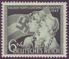 Nazi   Hitler Youth Stamp WW2 Gem *MINT*
