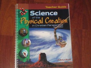 Abeka Science of the Physical Creation Teacher Guide 9th Grade 9 