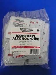 MG Chemicals 824 WX50 Isopropyl Alcohol Wipes, 50 Packs, 99.95 % Pure 