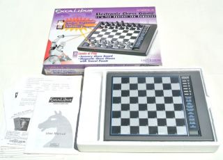 EXCALIBUR Electronic Chess Board w/ Box & Instructions (No Pieces 