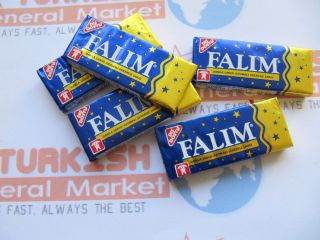 FALIM Mastic Flavored   Sugar Free   Chewing Gum (25 Pieces)