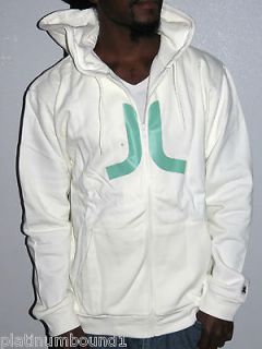 WESC Jacket New Mens Icon White Full Zip Sweat Shirt Hoodie Choose 