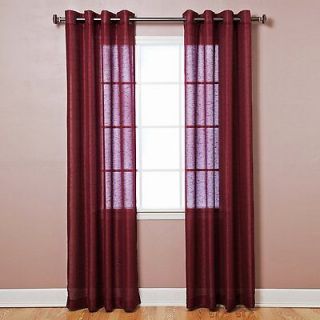 Grommet Panel Faux Silk Window Curtain drape  60x84