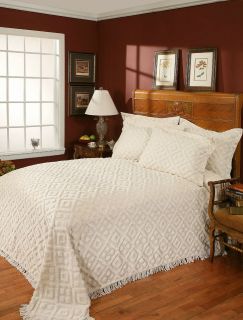 king chenille bedspread in Home & Garden