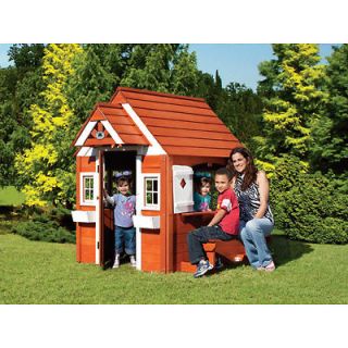   WINCHESTER CEDAR WOOD WOODEN KIDS PLAYHOUSE HOUSE OUTSIDE CABIN HOUSE
