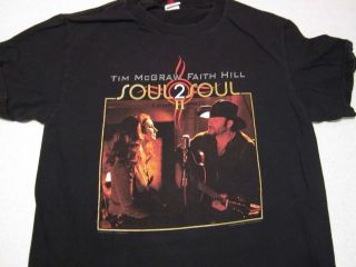 Tim McGraw Faith Hill Soul To Soul Tour Shirt Small