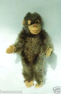 Old Vintage Miniature Steiff Jocko Monkey Jointed 1950s