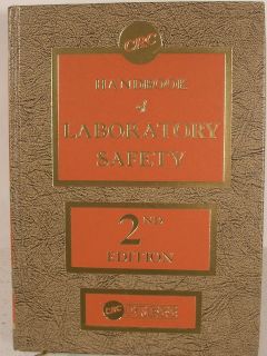 0849303524 CRC Handbook of Laboratory Safety by Norman Steere, CRC 