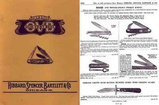Hibbard Spencer and Bartlett Co. 1933 Cutlery Catalog (Chicago)