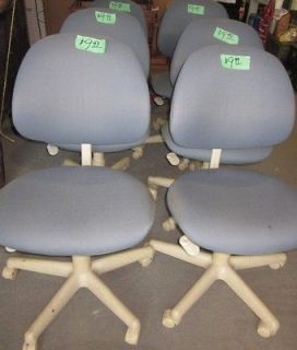 Adjustable Light Blue Office Chairs