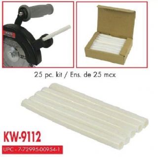 King Canada Tools KW 9112 25 PIECES LUBRICATING WAX STICKS double cut 