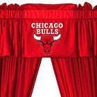   CHICAGO BULLS Basketball Window Treatments Decor DRAPES VALANCE SET
