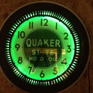 vintage neon clock in Collectibles