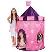 Discovery Kids Girls Princess Castle Play Tent Indoor/Outdoor w 
