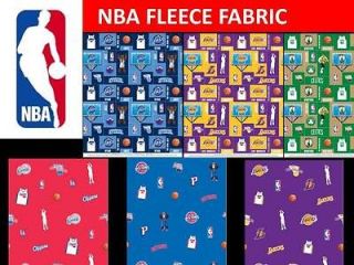  BASKETBALL FLEECE FABRIC NBA FLEECE BLANKET FABRIC SOLD BY THE YARD