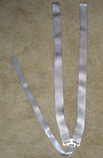 CHICCO Keyfit/ Keyfit 30 Replacement HARNESS STRAPS Silver/Gray