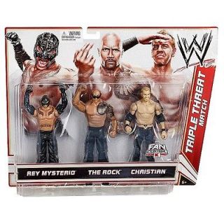 Newly listed REY MYSTERIO THE ROCK CHRISTIAN WWE MATTEL WRESTLING 