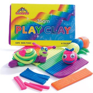 PLASTICINE MINI MODELLING PLAY CLAY GREAT PARTY BAGS FILLERS TOYS 