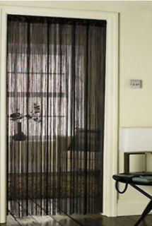 Chocolate Brown String Style Retro Door Patio Curtain Strip Blind 90 X 