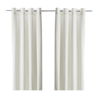 NEW IKEA MERETE 57 x 98 Window Curtains 2 panels Drapes 100 % cotton