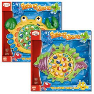   FAMILY FISHING GAME FISH HOOK CATCH PLAY TOY CHRISTMAS SHELL/CRAB GIFT