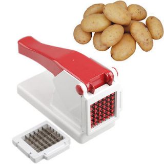 NEW Vegetable Slicer Potato Chips Maker Chopper French Fry Cutter Two 